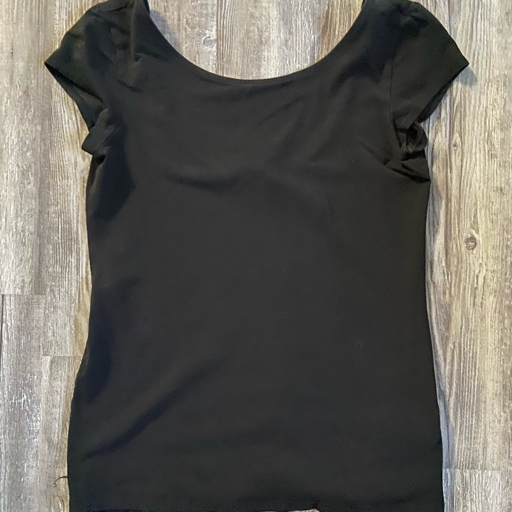 H&M Basic Black T-Shirt Size S